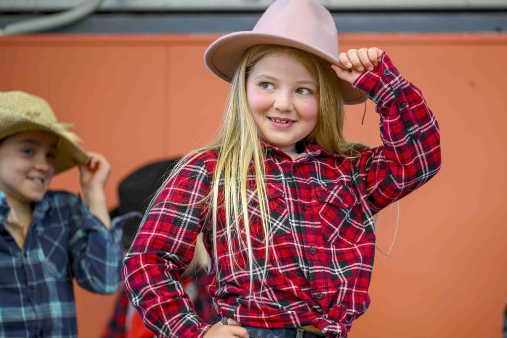 Lily Spasic looked the part for the performance. Photos: ROBIN WEBB