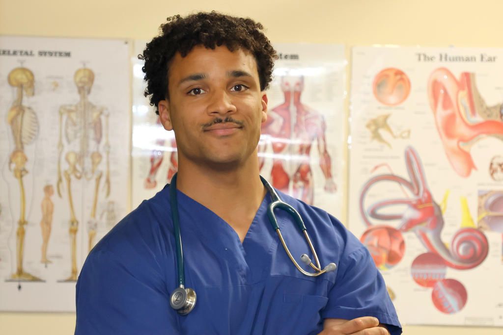 Wesley Plange has been on placement in Horsham recently.