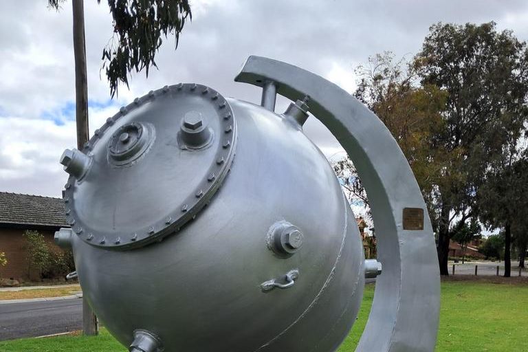 The time capsule is located at Lions Park on Barnes Boulevarde, Horsham, and is ready to be re-opened.