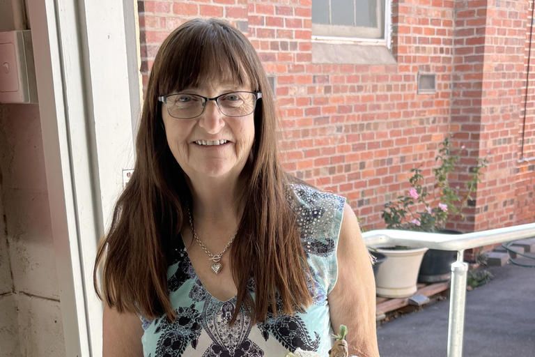 Deb Nelson walked away from the afternoon with a wide range of prizes, including household items and plants.