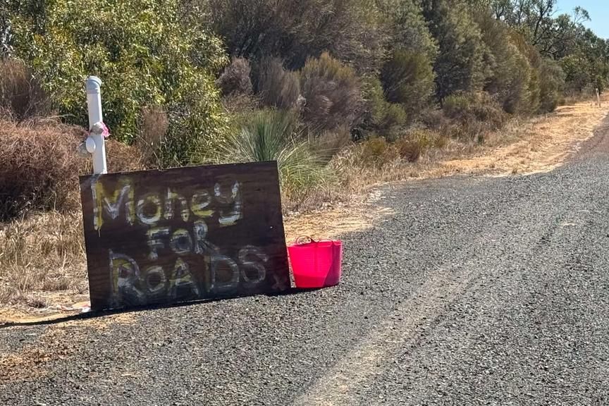 A tongue-in-cheek suggestion for our state government: start collecting public donations to fixing our roads.