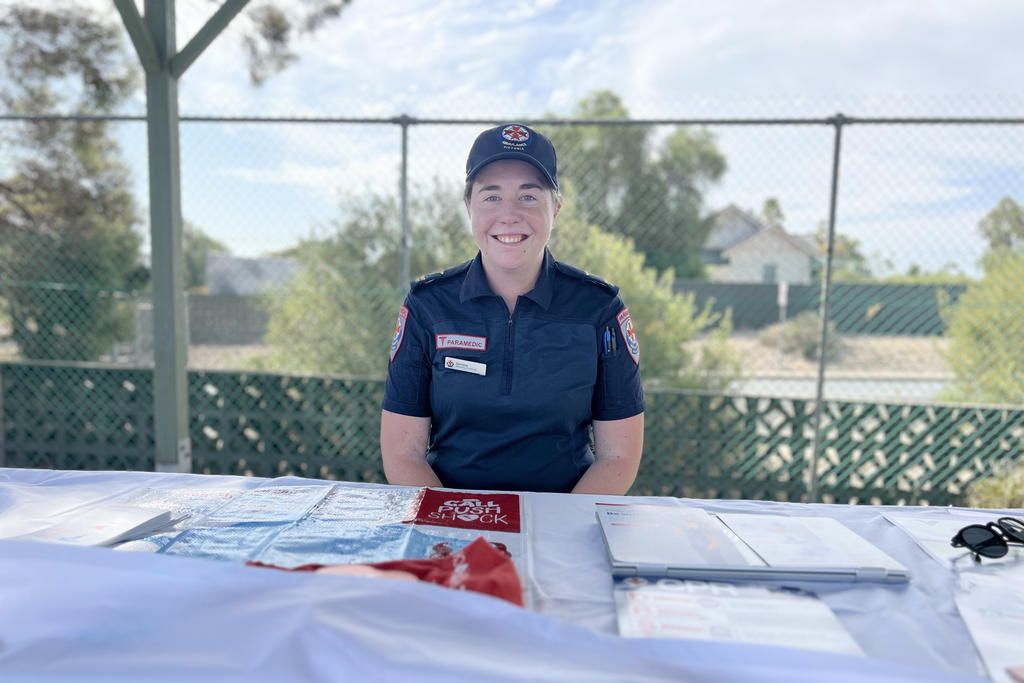 Ambulance Victoria&rsquo;s Yarriambiack/Hindmarsh paramedic community support coordinator Gemma Pfeiffer led lifesaving skill sessions in Rainbow and Jeparit last week.