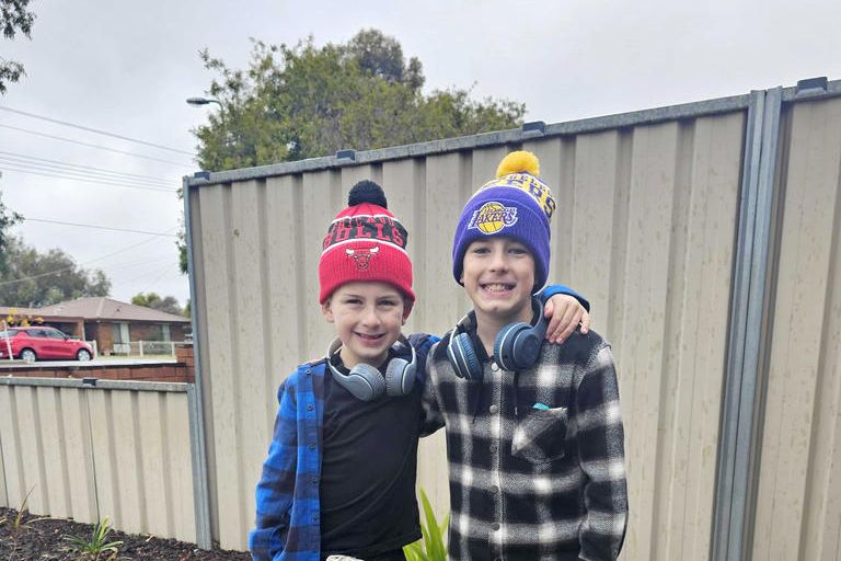 Bohdi and his big brother Lucas.