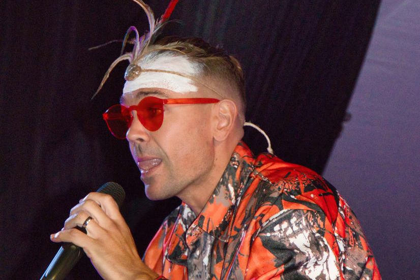 Mitch Tambo put on a fabulous show for the crowd on Saturday night.