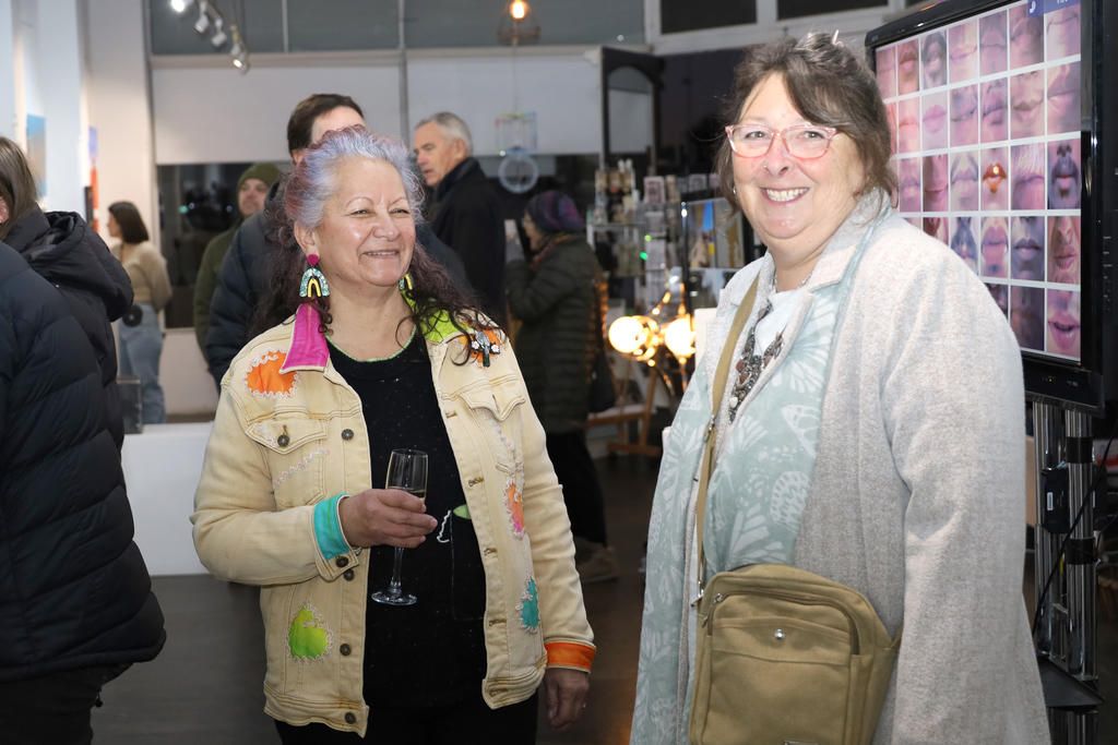 Mary Graetz and Gilda Cassidy during the celebrations.