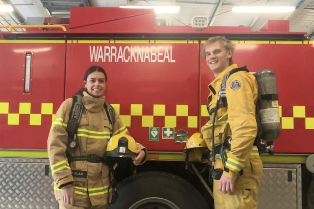 Isabella Orszulak and Cody Polack from Warracknabeal CFA will be heading to Melbourne to participate in the Firefighter Stairclimb on September 6.