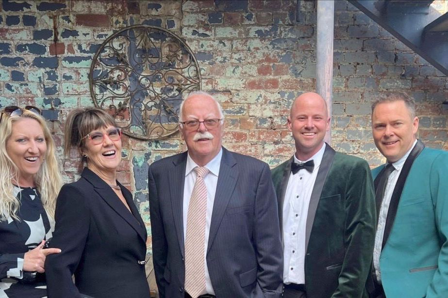The lives of the Amor family changed dramatically in 1992 when Justin (second from right) was diagnosed with acute lymphoblastic leukaemia and then, following a relapse a few years later, sister, Gerlinda (left) was his bone marrow transplant donor &ndash; and inspired, she then pursued a research career in a related field. Fully recovered now for well over 25 years and a regular community-minded project contributor here in Horsham, Justin said he, along with the rest of the family, watches her blood cancer clinical trials project manager work in Brisbane closely, including a recent genomic study which seeks to better match treatments to specific mutations. Pictured here also are parents, Angela and Anthony, with brother, Paul.
