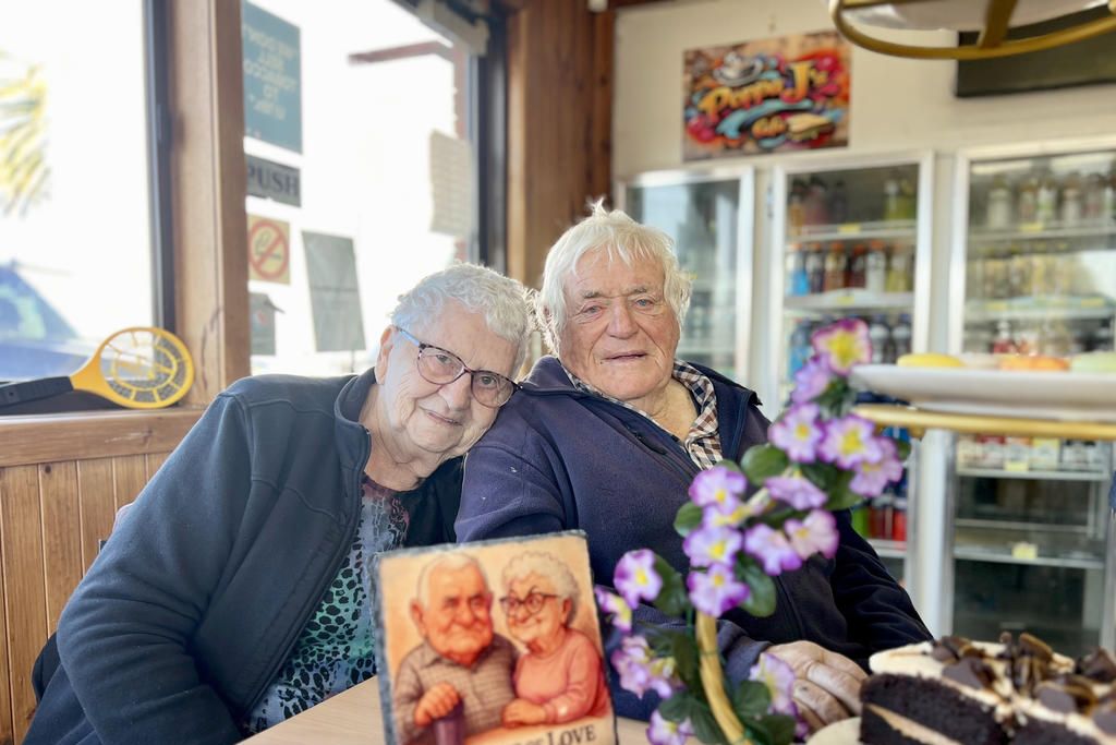 Joy and Colin 'Chug' Fuller celebrated their 60th wedding anniversary on Thursday, September 11, at Rainbow Servo & Cafe with close friends.