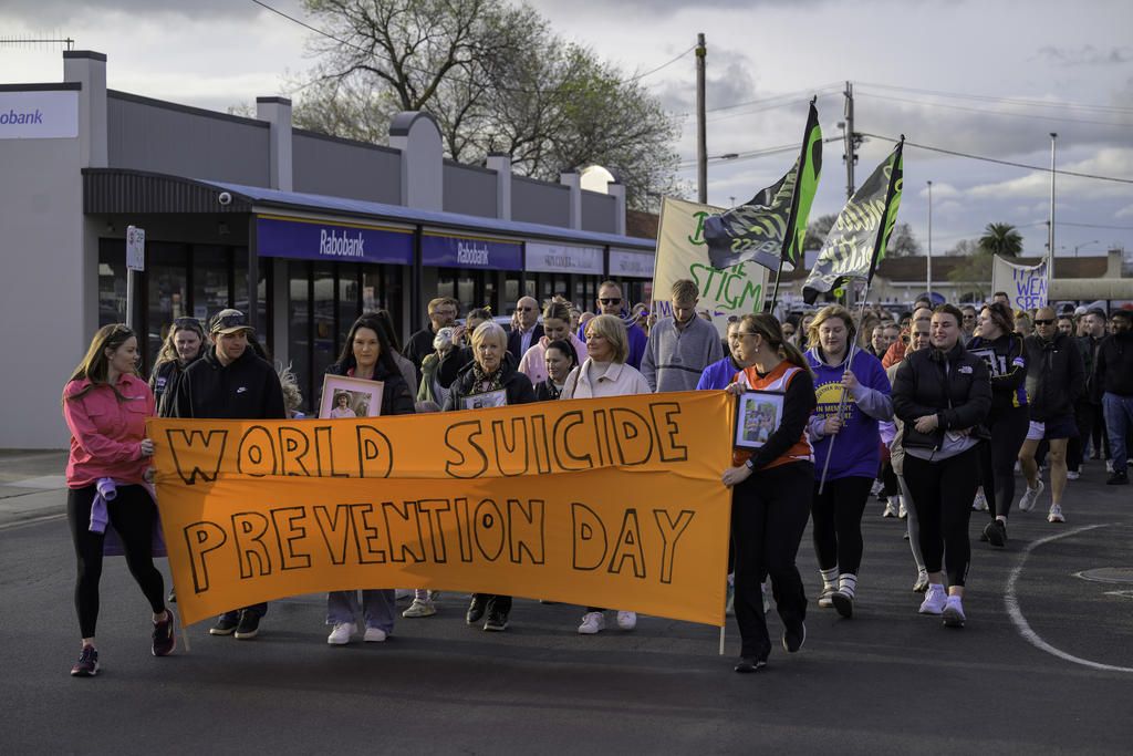 Horsham turned out for World Suicide Prevention Day on Wednesday