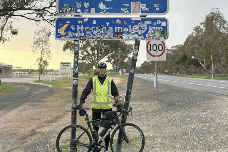 Jacob King from Queensland is currently undertaking a trek of a lifetime around the country, ticking off the four points of Australia.