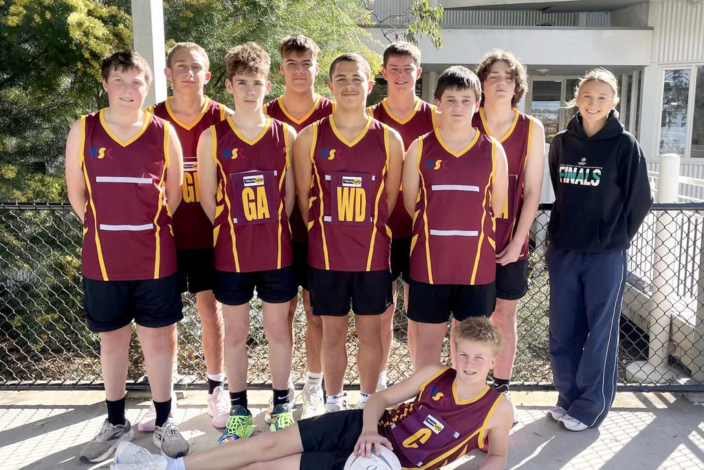 Warracknabeal Secondary College's Year seven and eight boys netball team won the School Sport Victoria state final in Melbourne earlier this week.