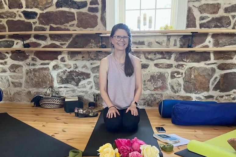 Michelle will guide participants in a session of pilates and yoga.