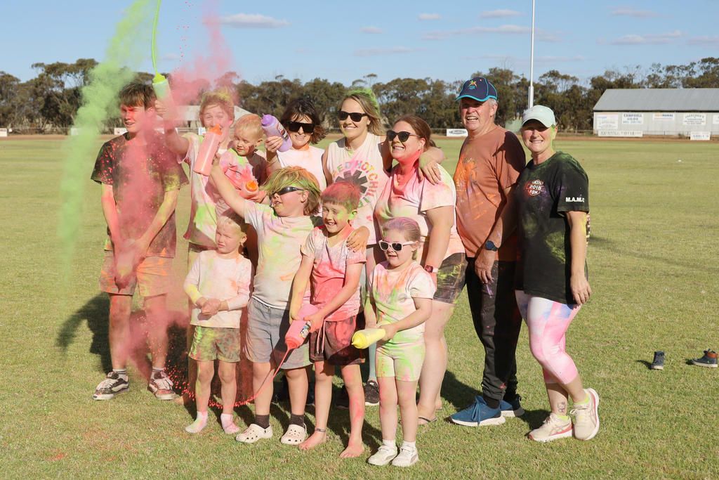 More than a dozen locals participated in the event.