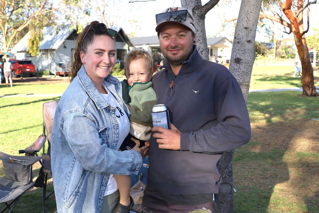 Gypsy, Jesse and Jax are all smiles at the Jeparit Riverside Fiesta on Saturday, March 7. Overall, 150 people attended the event from Jeparit and the neighbouring towns, with a prominent representation from the Hindmarsh Shire Council.