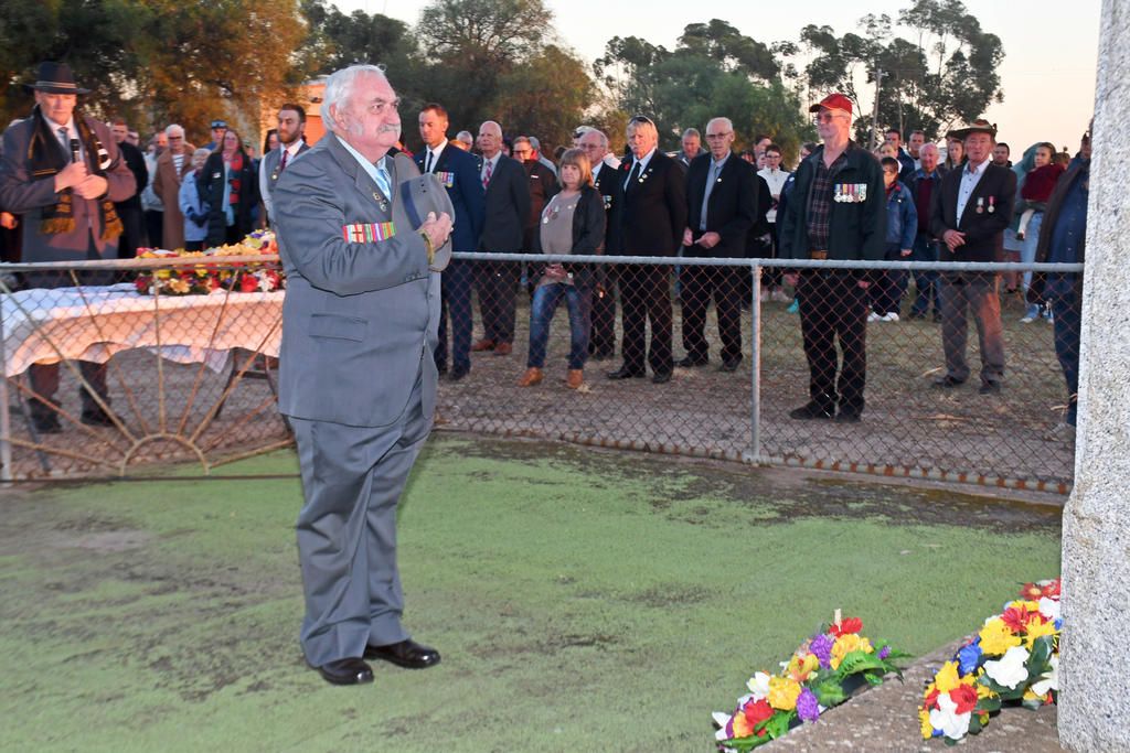 Strong crowds across Sheep Hills, Brim and Warracknabeal marked Anzac Day with heartfelt tributes. From dawn to mid-morning, three communities united in remembrance across the district. Veteran Michael Kerr was joined by fellow servicemen and women, family members and community representatives, laying wreaths to honour those who served.