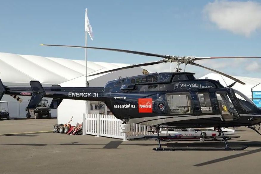 Each year Powercor uses a fleet of three helicopters to inspect more than 77,000 kilometres of powerlines across western Victoria.