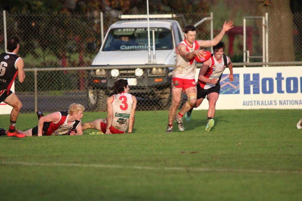 Ararat Tom Mills contributed a goal to his side's win on Saturday.