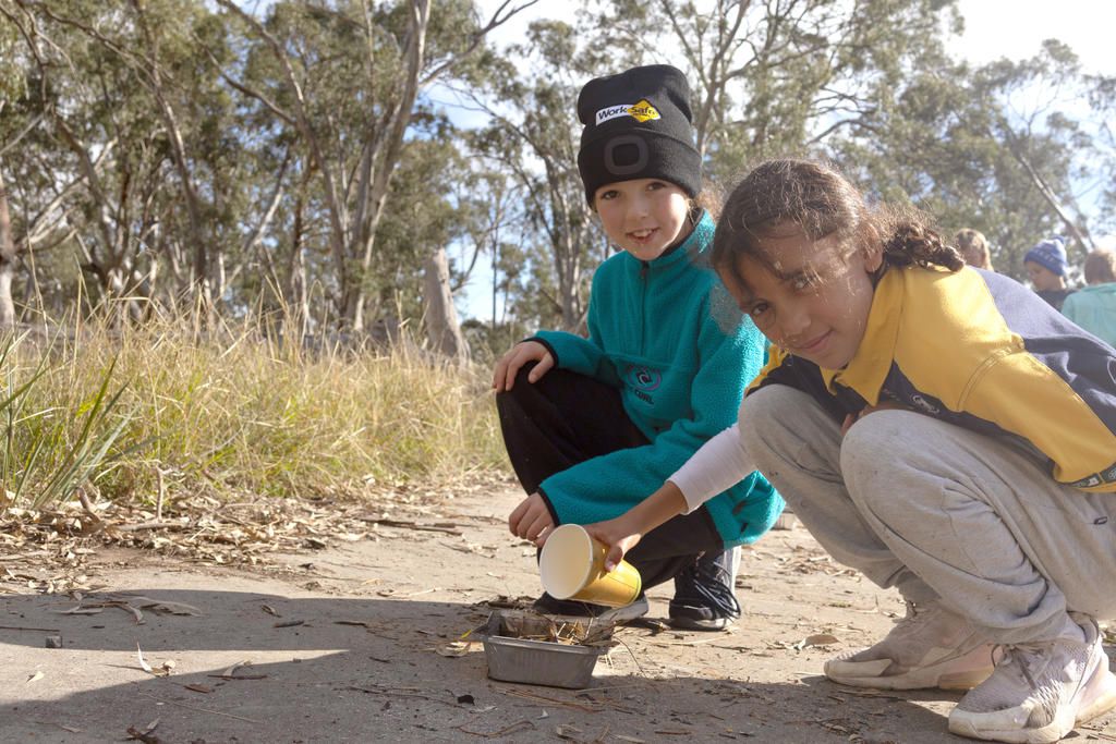 Evie Simpson of Rainbow and Mayra McDermott of Warracknabeal.