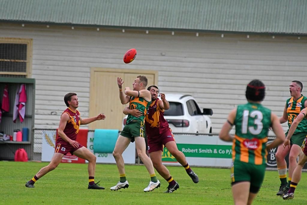 Dimboola coach Andrew Moore said the Roos were competitive in patches, but could not turn their good passages of play into scoreboard pressure.