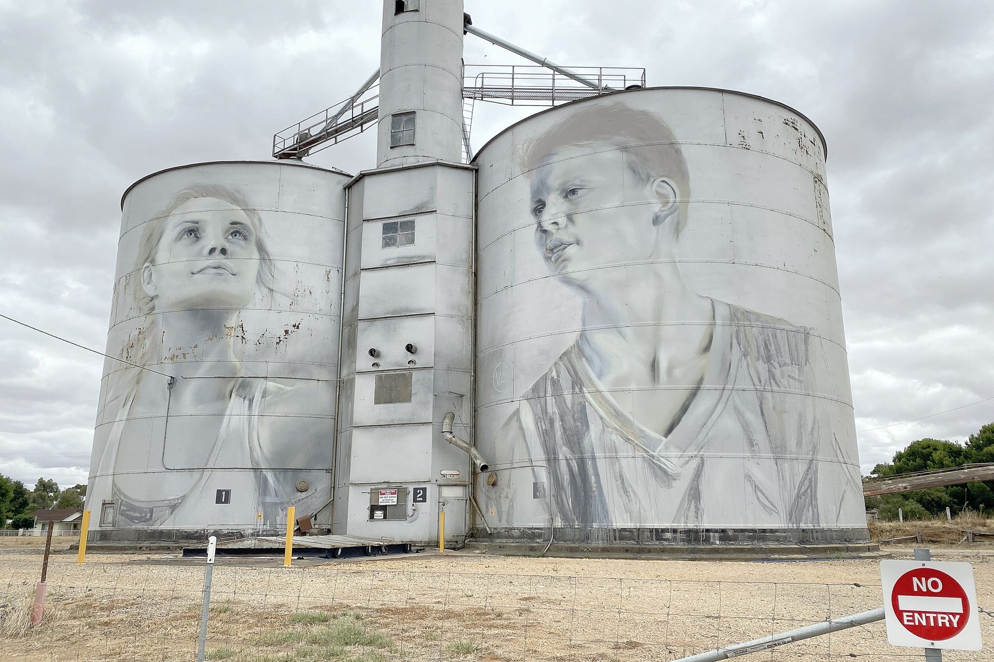 The Rupanyup masterplan will refurbish the silo art.