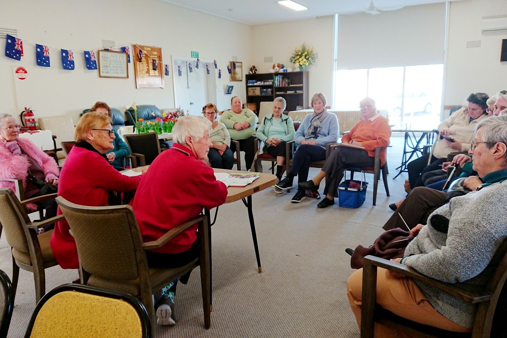 The club's August 7 meeting, where much discussion revolved around the club's upcoming 100th birthday celebration