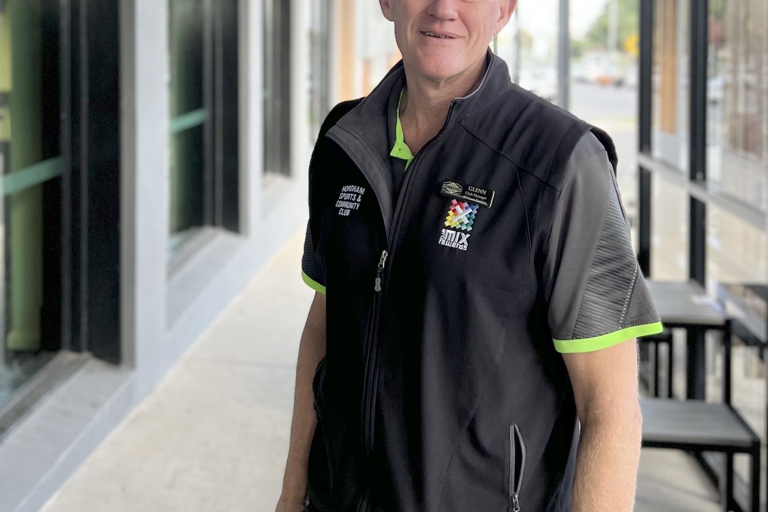 Horsham Sports and Community Club manager Glenn Carroll.