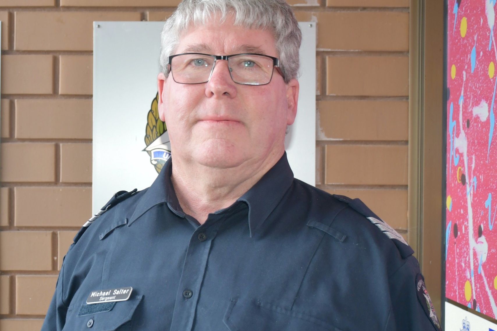 Mick Salter retired as a sergeant from the Horsham Police Station on Friday.