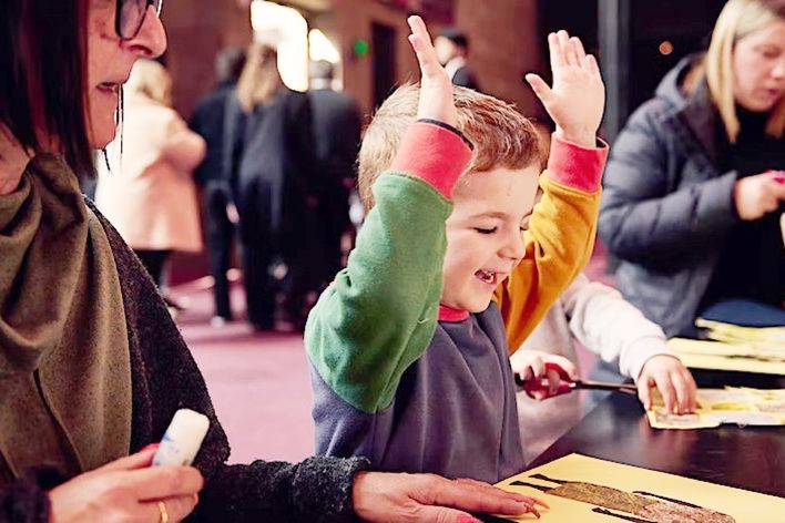 HOORAY: Kids can celebrate their artistic creations with the National Gallery of Victoria's Kids on Tour program which brings free art workshops to regional towns.