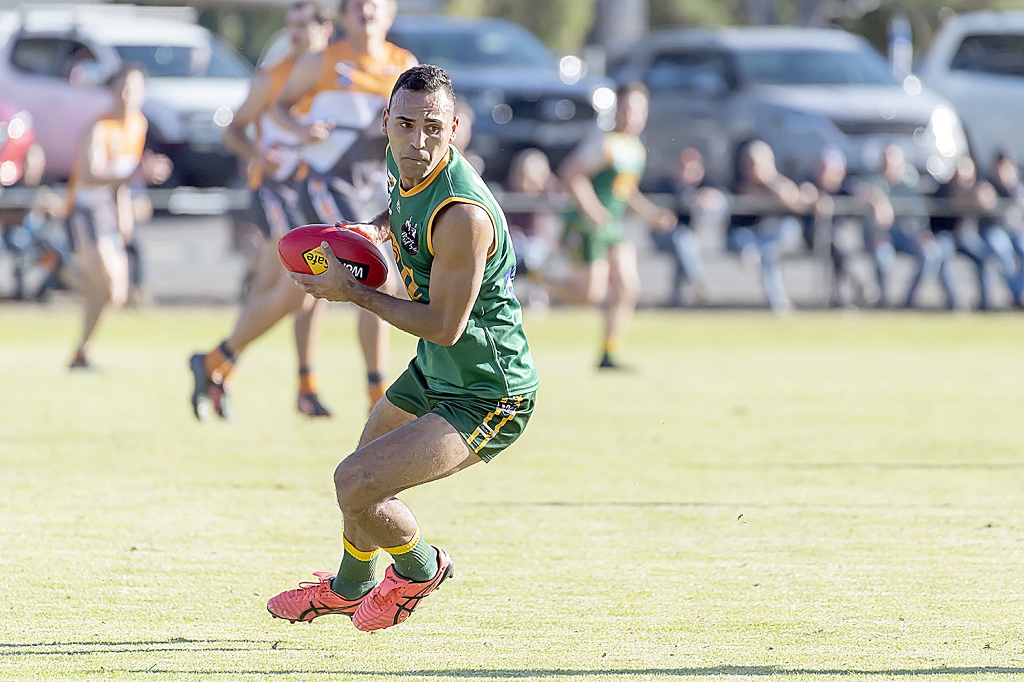 Recruit Aisea Raikiwasa's drive off half back has been vital for the Roos.
