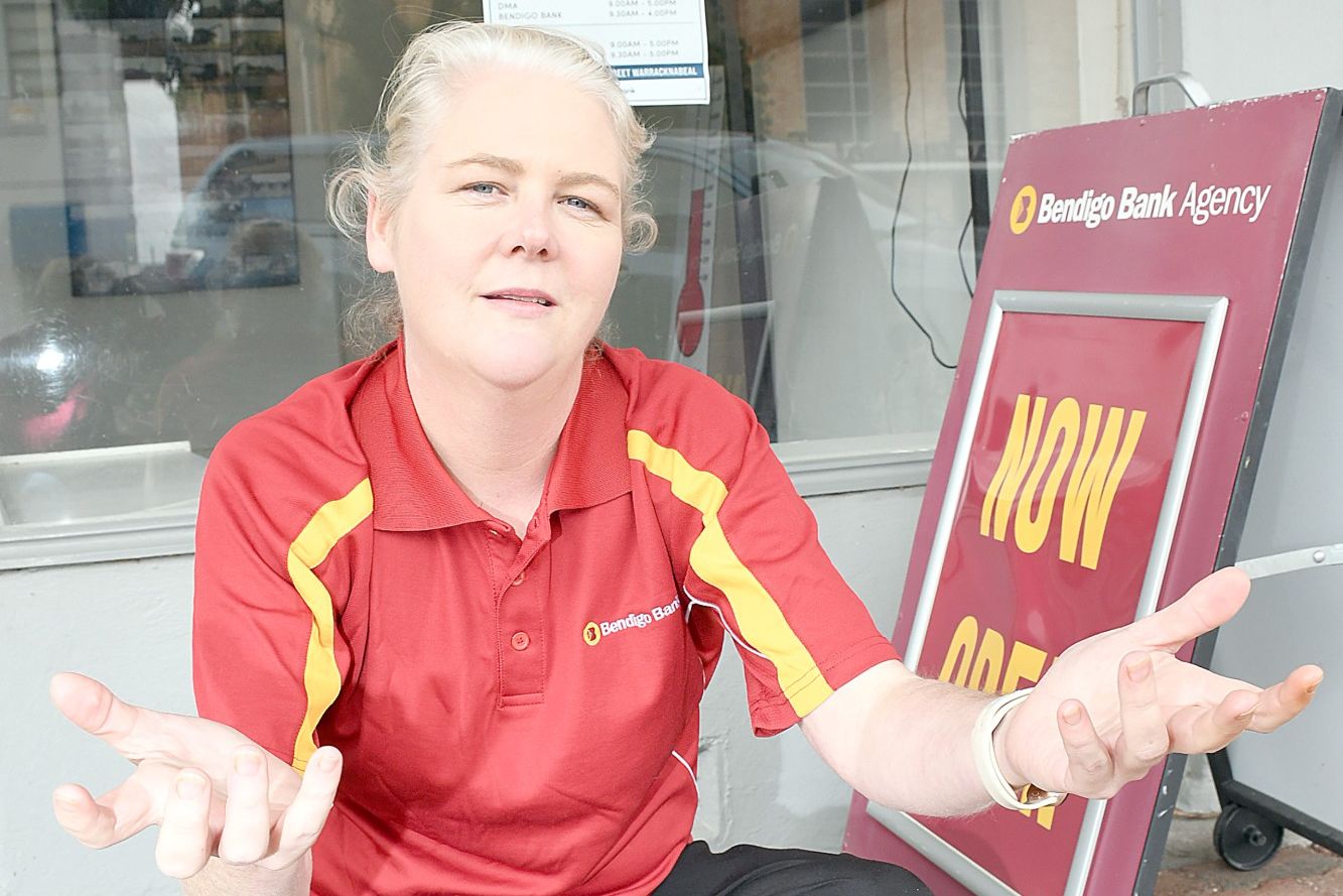 Abby Stephen, like all of the DMA team has been devastated by the news that Bendigo Bank is to withdraw its services and close its Warracknabeal agency.