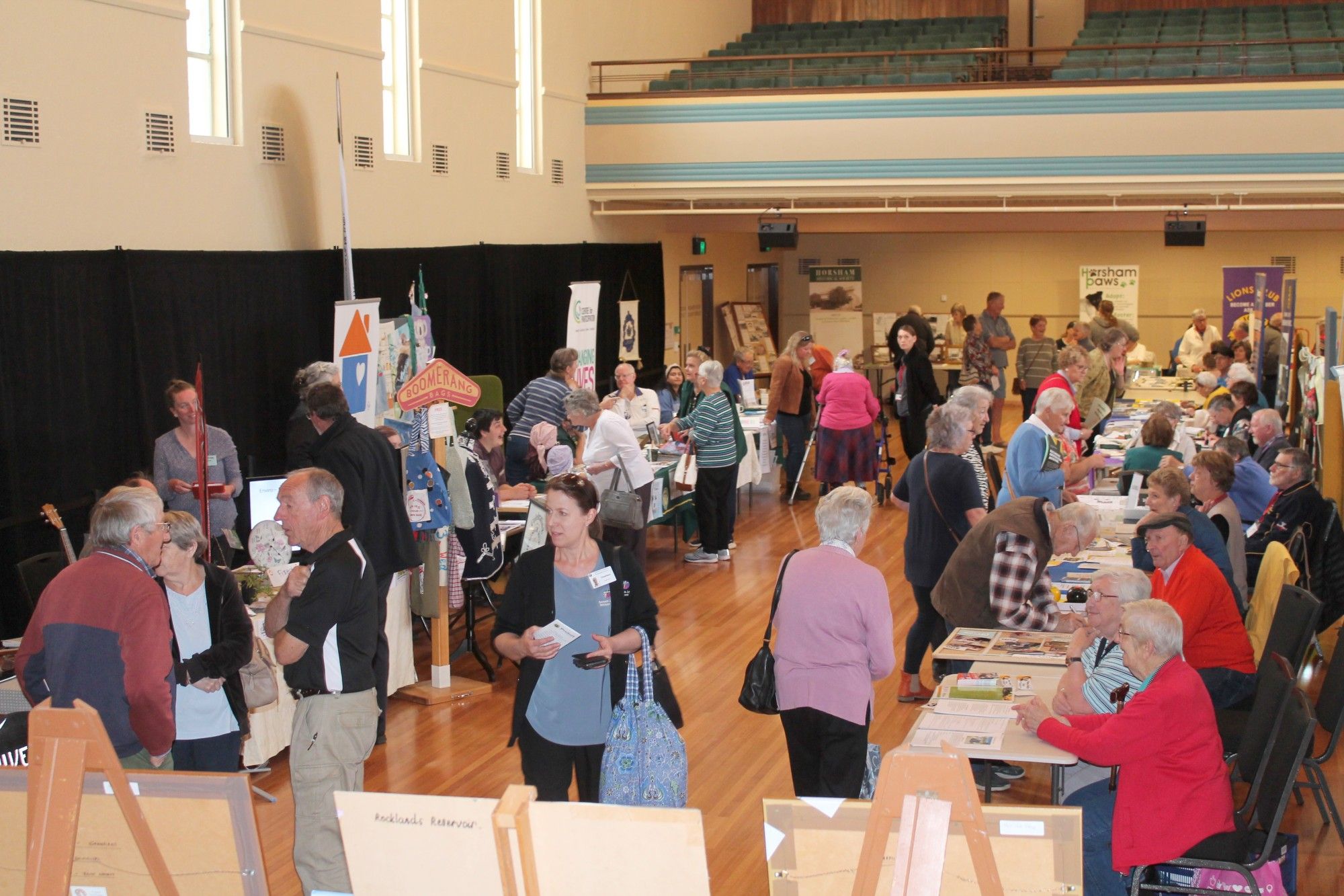 Around 300 people ventured to the Horsham and District Community Groups Expo PHOTOS: Mel Jefferies
