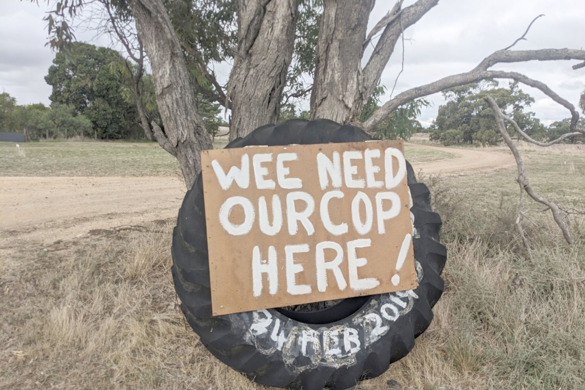 A Wimmera community campaign to keep its single-officer police station.