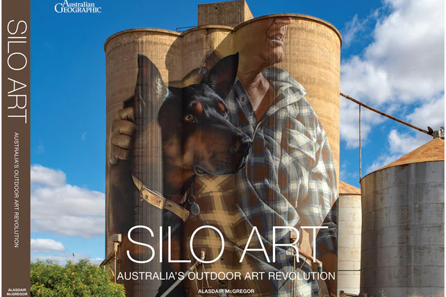 Wimmera Mallee silo art features in the new book
