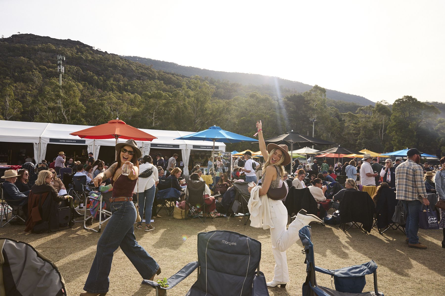 Festival goers having their best time at the event. Photos: MARCUS THOMSON