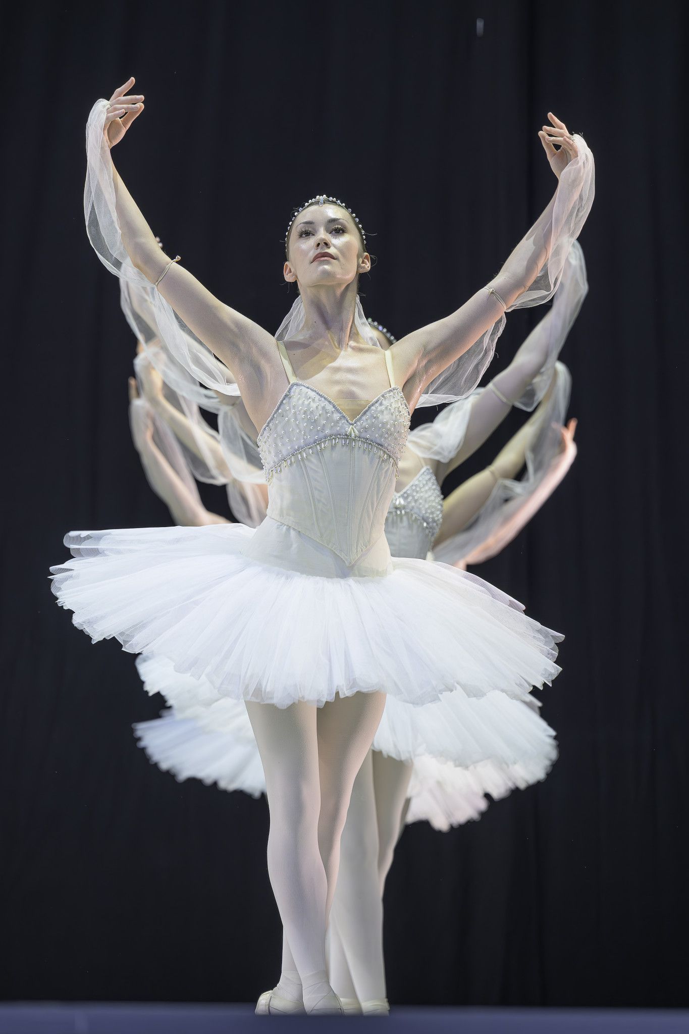 The show featured a mixture of classical and contemporary pieces, but all were visually striking. Pictured is soloist, Grace Caroll.