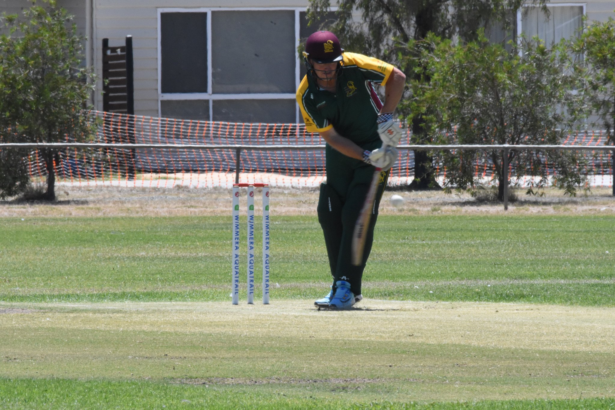 BrimKSH's Chris McPherson defends. PHOTO: CHRIS GRAETZ