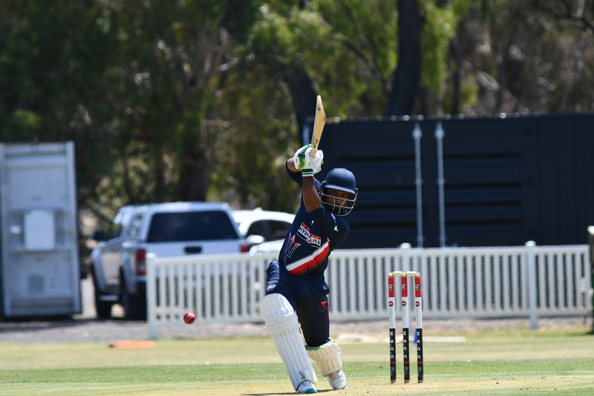 Laharum's Dayan Wilfred scored 28 runs. PHOTO: TONY TOMLINS