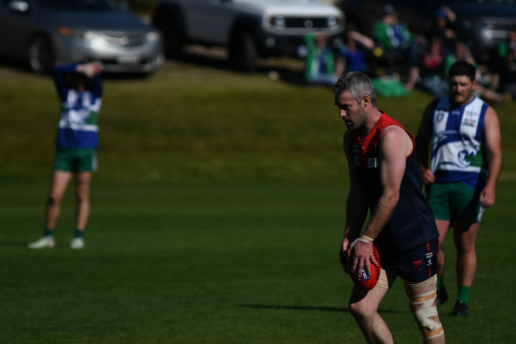 Laharum's Gerard Matthews kicked four goals as Laharum defeated Kaniva Leeor in the seniors football elimination final.