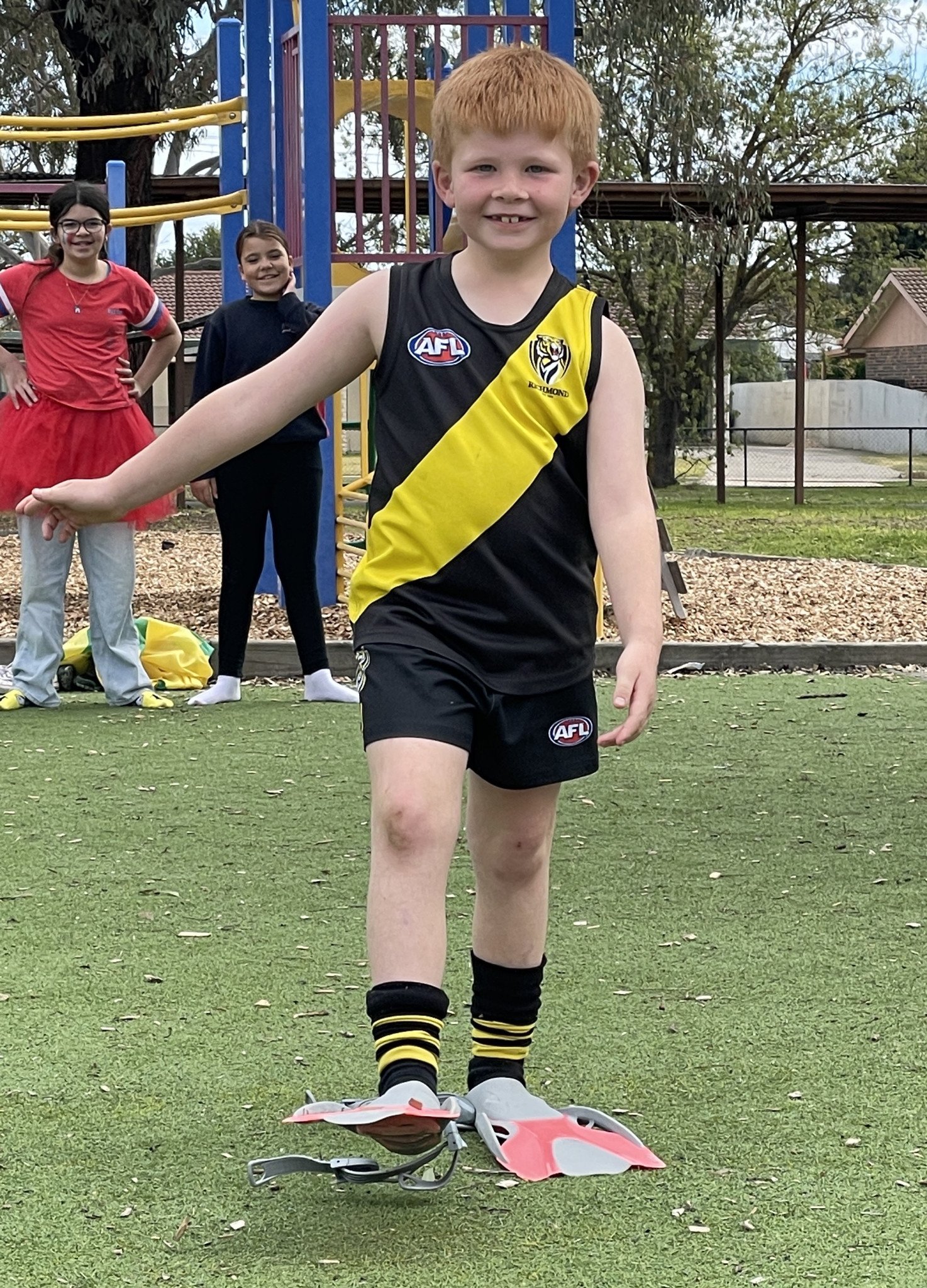 Jackson Close in the flipper race.