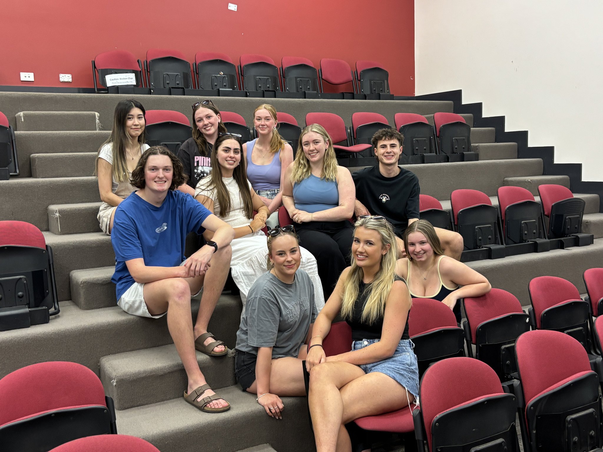 Horsham College's Year 12 high achievers: (from back left) Jessica Flett, Emily Preston, Anika Watson, Arkie Ellis, Sienna Walsgott, Hannah Weir, Rory Motton, Olivia Koenig, Mikayla Seymour and Lucy Scott.
