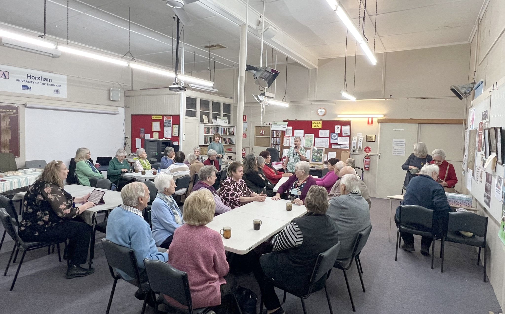 Over 30 locals atended the U3A morning tea that raised funds for cancer council.