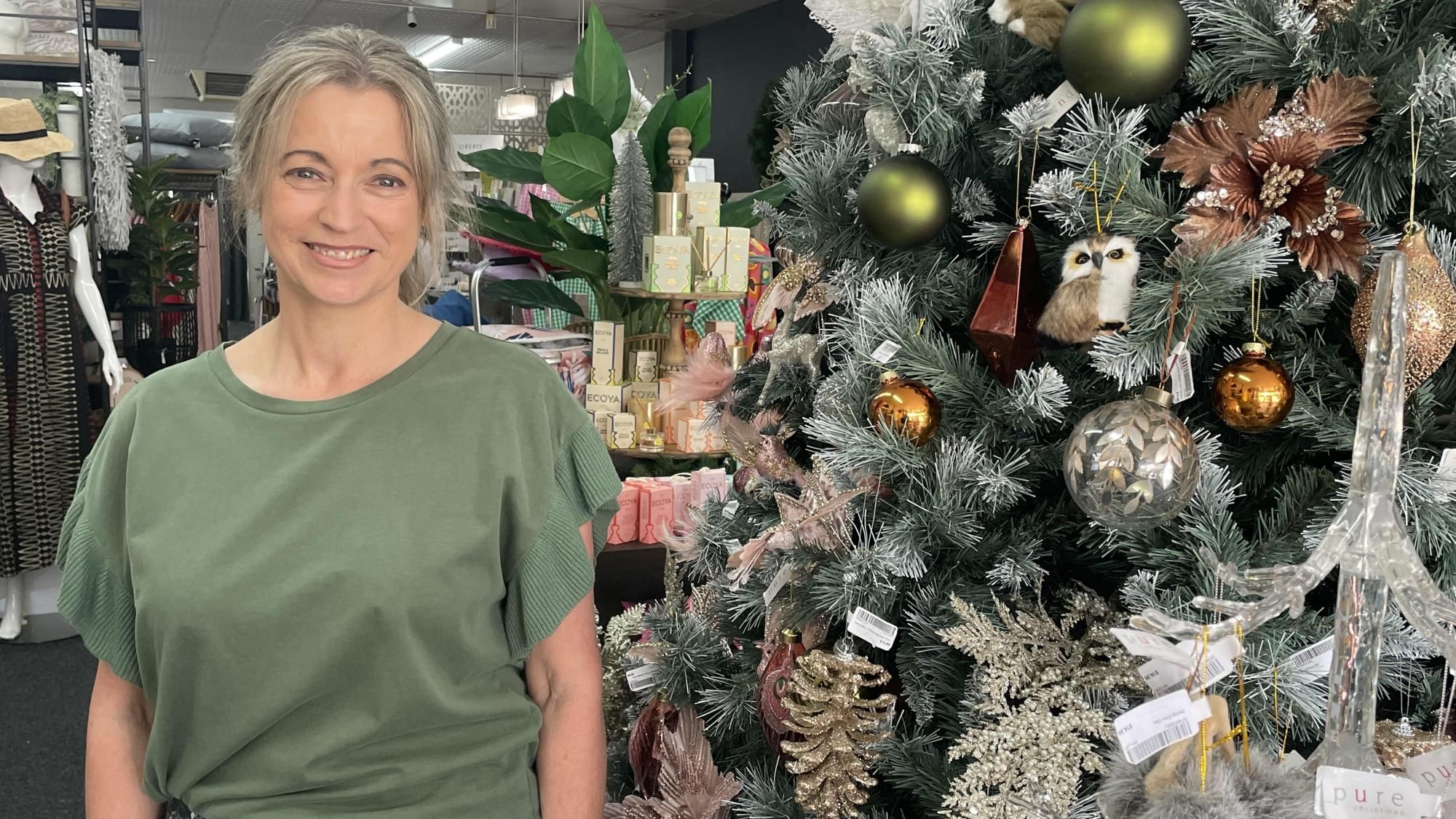Tania Coutts has re-opened her business, Abode Homewares since the fire on Firebrace Street in October damaged her business. Picture by Sheryl Lowe
