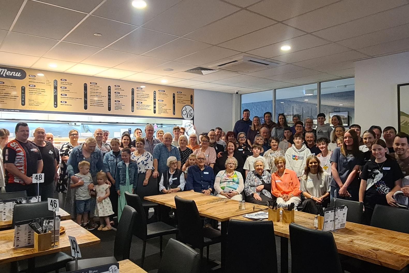 Descendents of Perc and Ada Jones gathered for a family reunion in Horsham in October. About 100 attended Picture by Sheryl Lowe