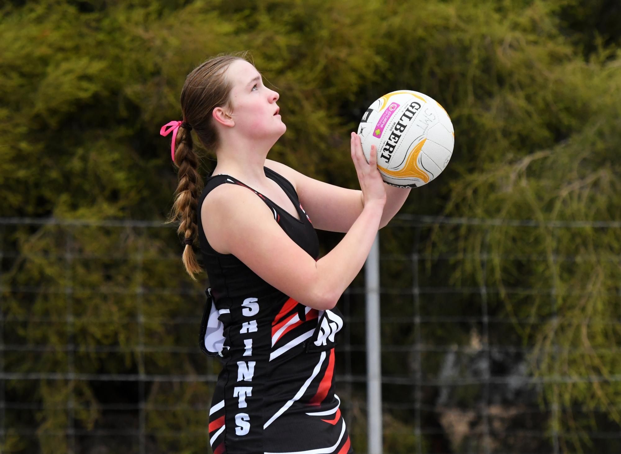Jorja Clode shoots during the round four WFNL match on Saturday, May 11. Picture by Lucas Holmes