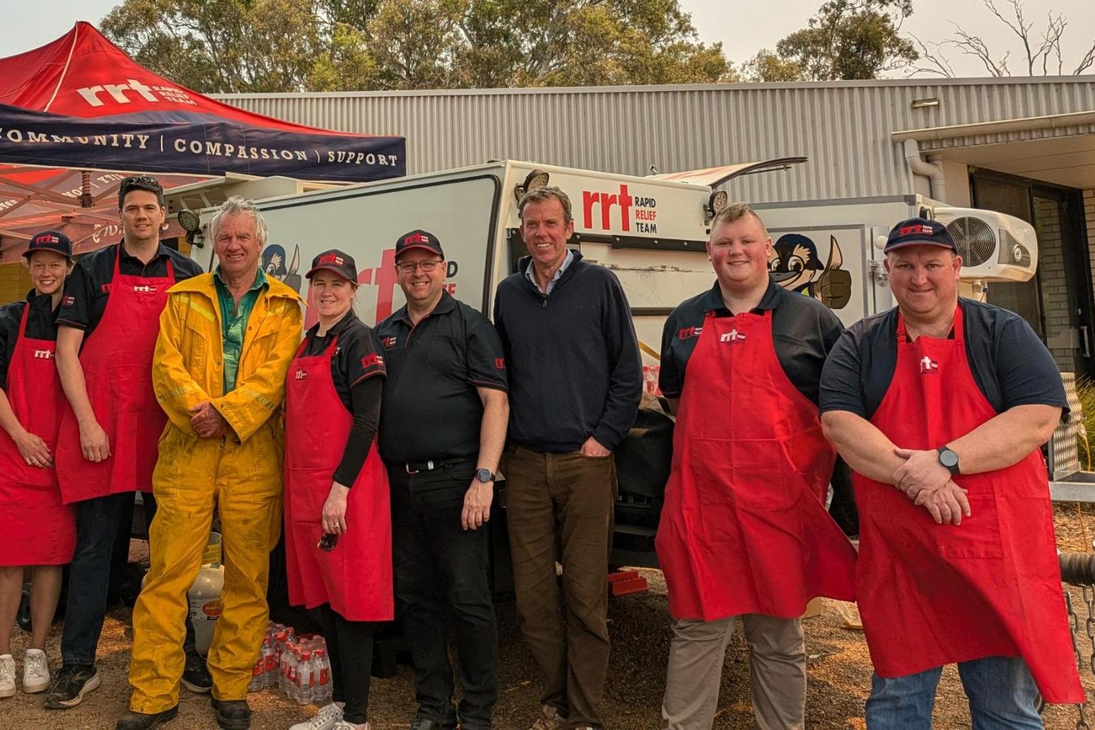 The Rapid Relief Team served up 3,448 meals and handed out 200 meal packs to firefighters and other first responders at the Grampians National Park fire. Picture supplied