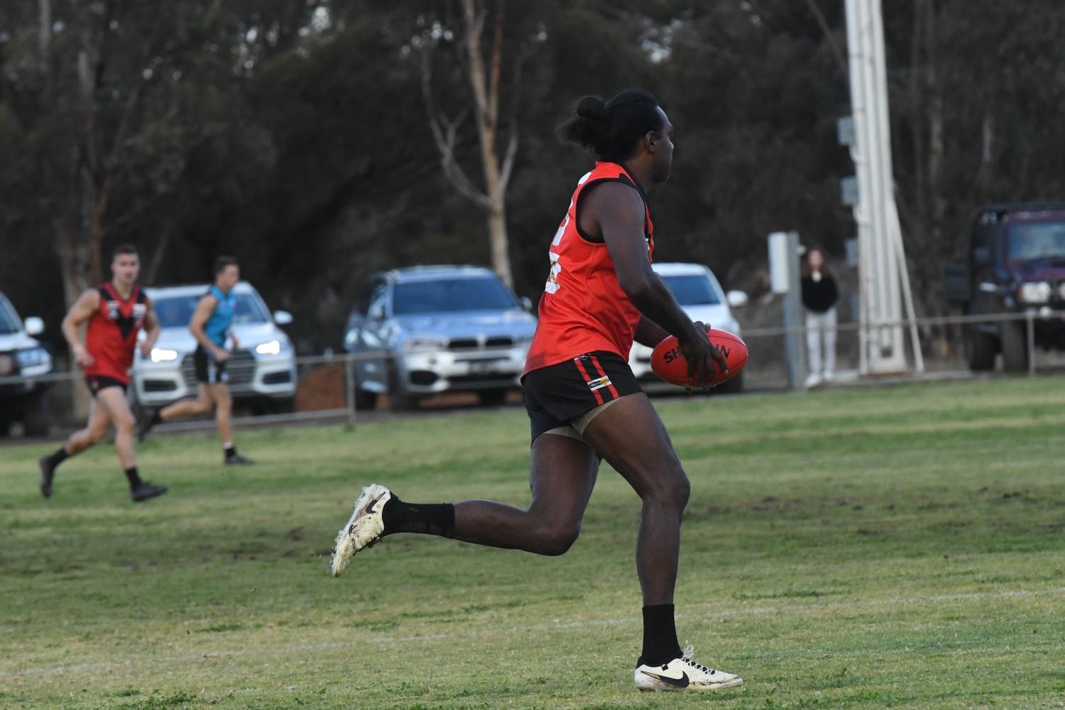 Mitchel Taylor's return will bolster Stawell backline for its round 15 WFNL match against Horsham. Picture by Lucas Holmes