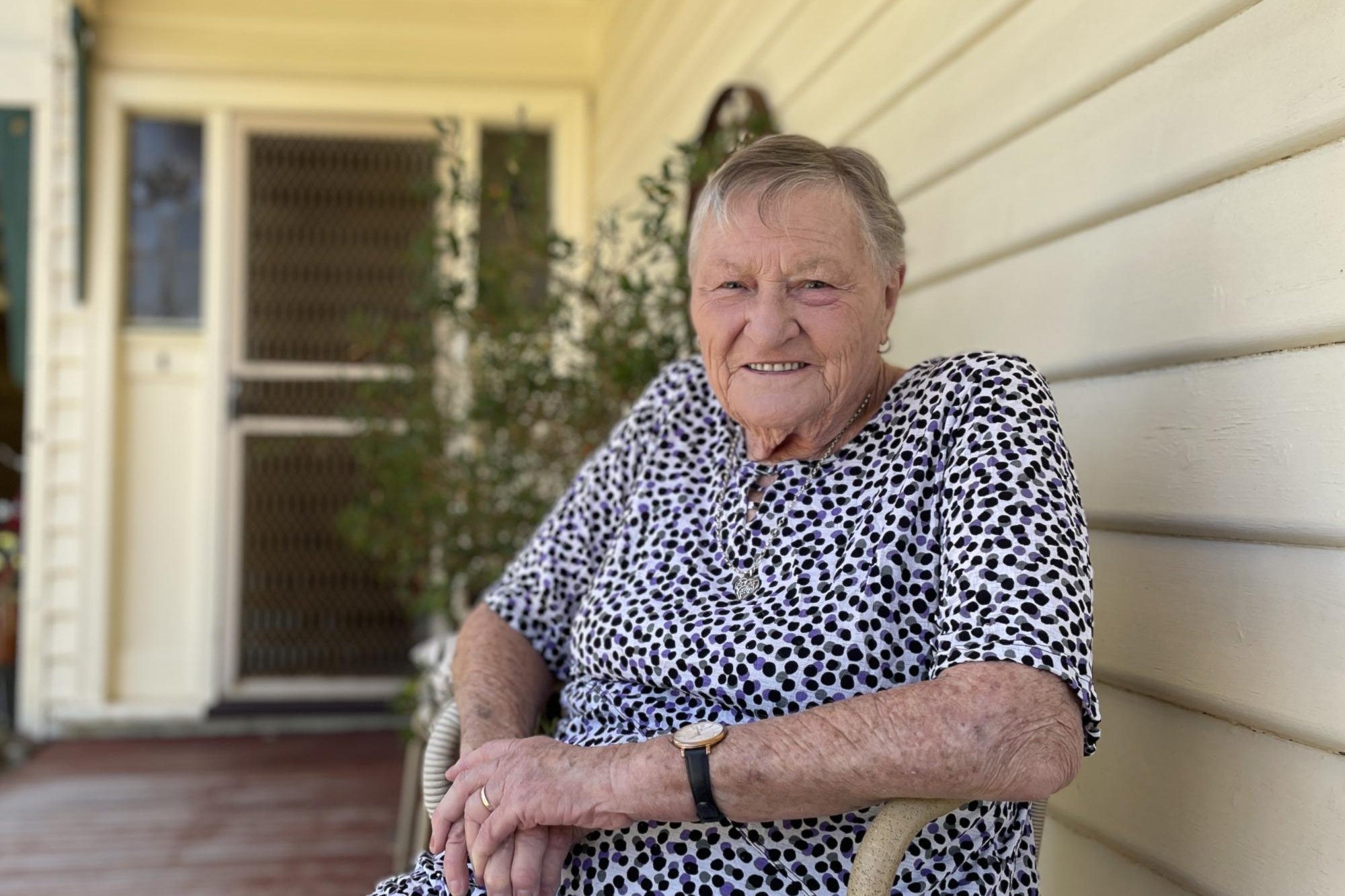Gwendoline Blandthorn has received an OAM for service to the community of Murtoa. Picture by Lucas Holmes