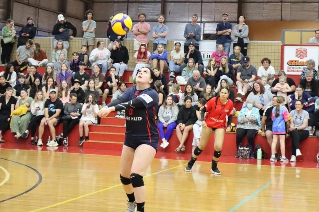 Voleyball Horsham's Laelah Robertson in action. Picture supplied