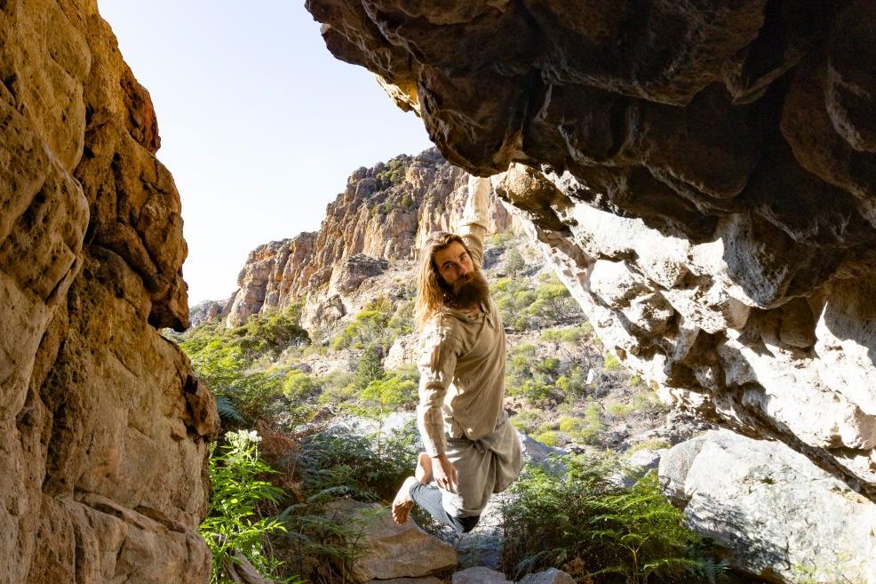 Dr Felix Ritson moved to Horsham for the climbing opportunities at Mt Arapiles and is seen here enjoying one of his climbs at Dyuritte. Picture by Claire Williams, Visual Sensations Photography & Designs