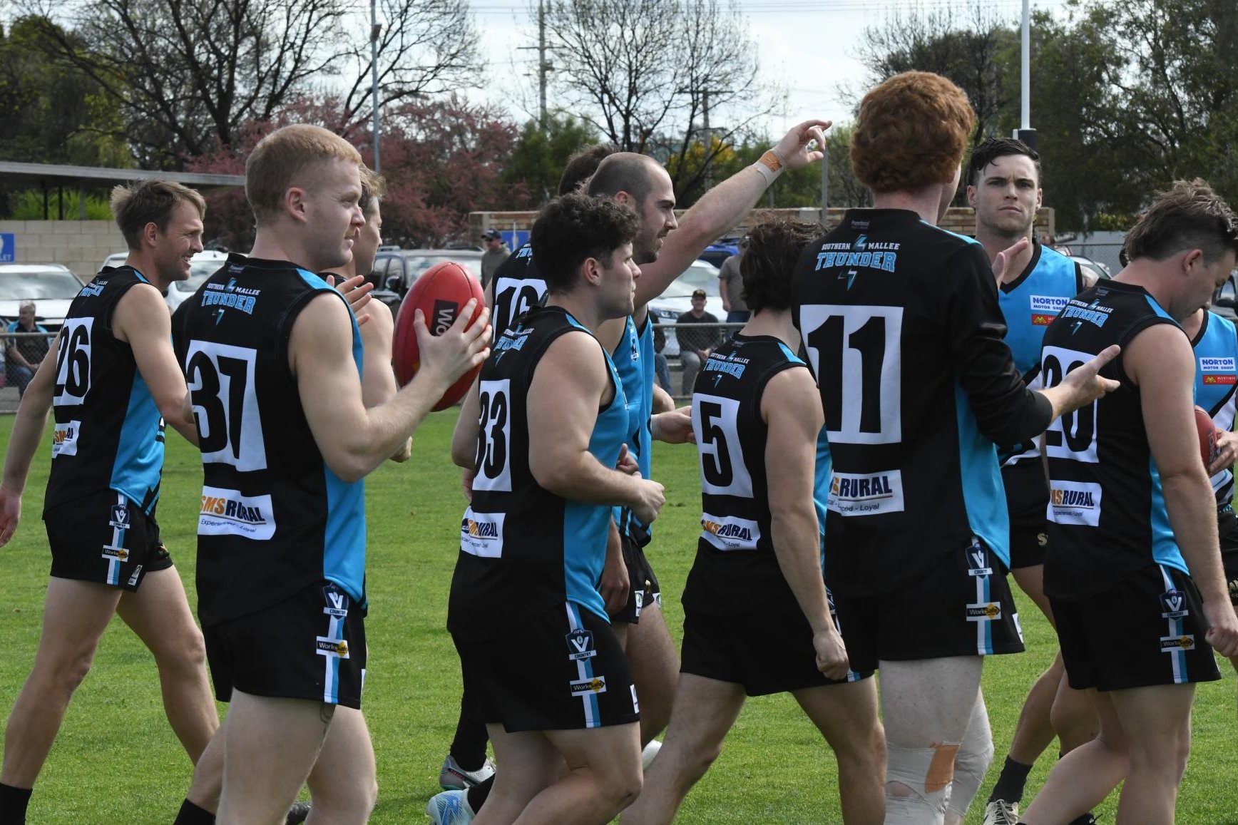 The Southern Mallee Thunder are the only team to make a change ahead of the WFNL preliminary final on Sunday, September 15. Picture by Lucas Holmes